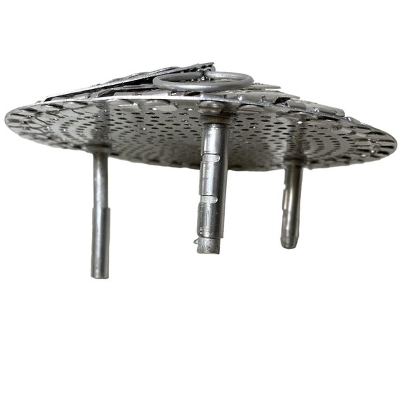 Imported Steamer FRANCE 'In Genia Satin Finish Aluminum Tarnish-Free NEW Vintage - Picture 7 of 10